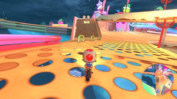 Mario Kart World - Localización panel 02 de Cielos Helados