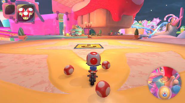 Mario Kart World - Localización panel 04 de Cielos Helados