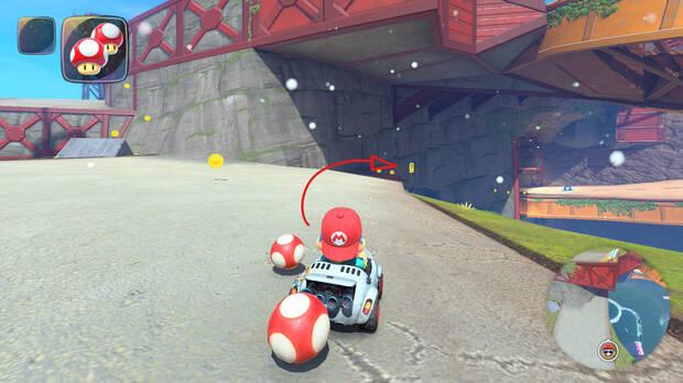 Mario Kart World - Localización panel 03 de Gruta Diente de León