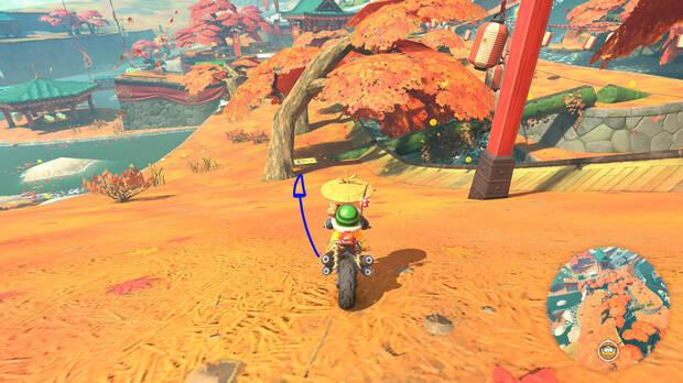 Mario Kart World - Localización panel 03 de Cascadas Cheep Cheep