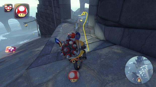 Mario Kart World - Localización panel 02 de Galeón de Wario