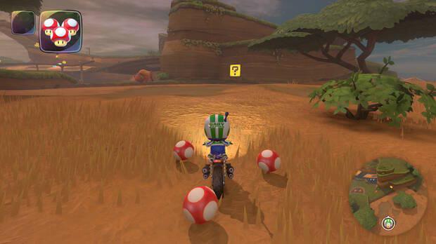 Mario Kart World - Localización panel 05 de Sabana Salpicante