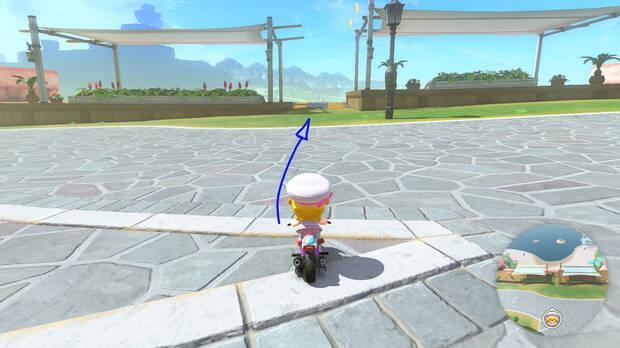 Mario Kart World - Localización panel 02 de Playa Peach