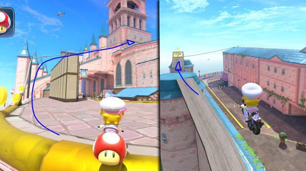 Mario Kart World - Localización panel 04 de Playa Peach