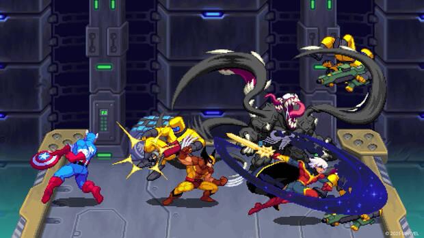 El 'pixel art' es fantástico en héroes, enemigos y los elementos en primeros planos, pero sobre todo en los ataques.