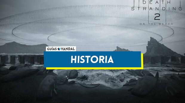Death Stranding 2 - Portada del nodo de historia