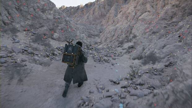 Death Stranding 2 - Episodio 1: Sam, Sam usa el odradek para localizar una ruta segura