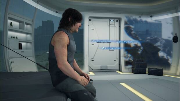 Death Stranding 2 - Episodio 1: Sam, puerta principal hacia las opciones de la sala privada