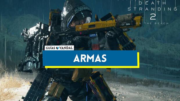 Death Stranding 2 - Portada del nodo de armas