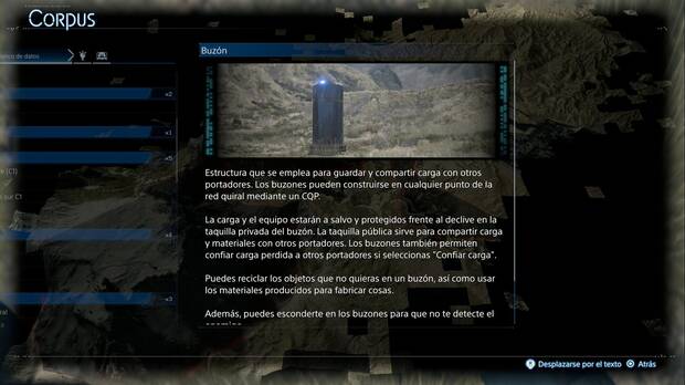 Death Stranding 2 - CQP y estructuras, Buzón
