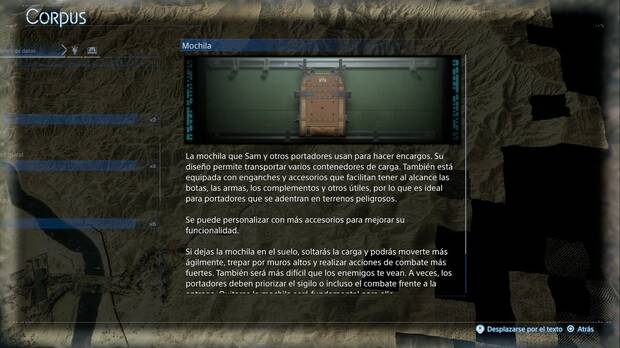 Death Stranding 2 - Equipamiento y herramientas, Mochila