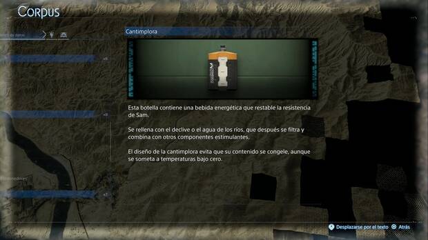 Death Stranding 2 - Equipamiento y herramientas, Cantimplora