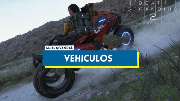 Death Stranding 2 - Portada del nodo de vehículos