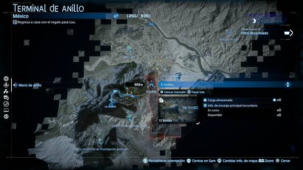 Death Stranding 2 - Instalaciones: ubicación de El bokka