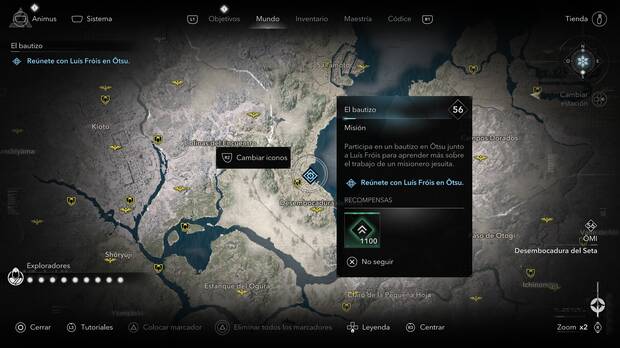 Assassin's Creed Shadows - Localización misión secundaria El bautizo