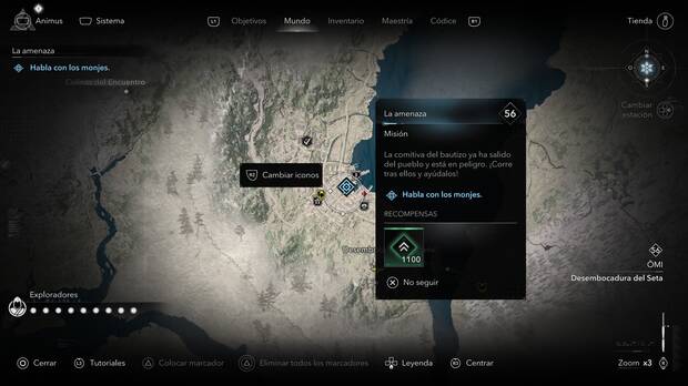 Assassin's Creed Shadows - Localización misión secundaria La amenaza