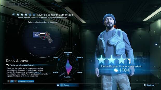 Death Stranding 2 - Armas, Pistola con silenciador [tranq.]