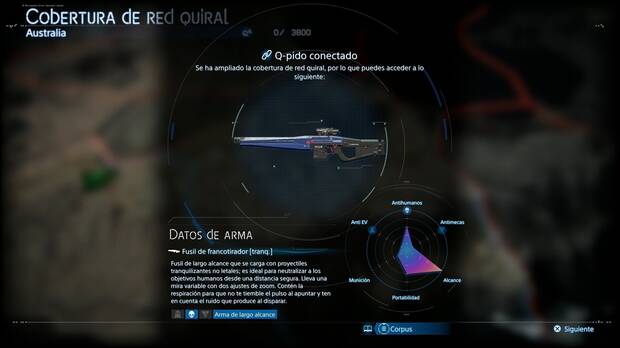 Death Stranding 2 - Armas, Fusil de francotirador [tranq.]