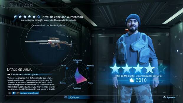 Death Stranding 2 - Armas, Fusil de francotirador Lg [tranq.]