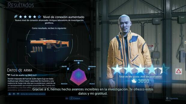 Death Stranding 2 - Armas, Fusil de asalto LG [MU] nv.2