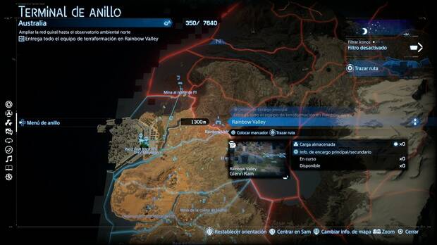 Death Stranding 2 - Instalaciones, ubicación de Rainbow Valley