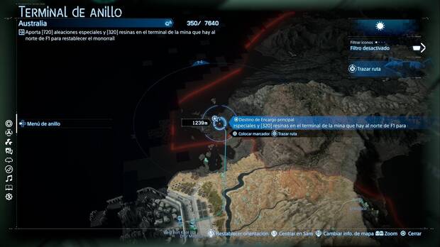 Death Stranding 2 - Episodio 3: Drawbridge, ubicación de la mina al norte de F1