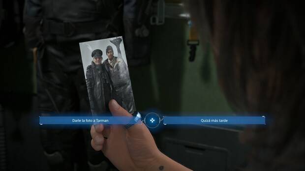 Death Stranding 2 - Episodio 3: Drawbridge, fotografía del hijo de Tarman en el libro de Moby Dick