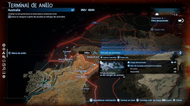 Death Stranding 2 - Instalaciones, ubicación del Refugio de animales