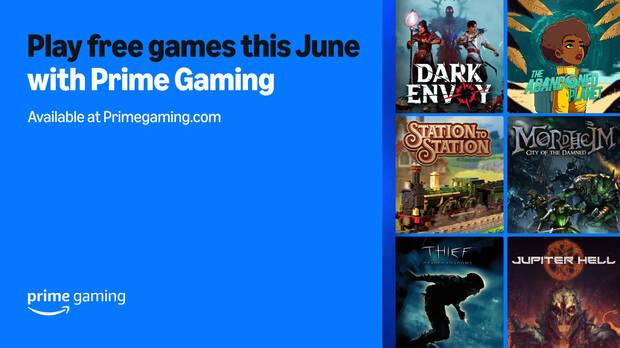 Juegos gratis de junio en Prime Gaming.