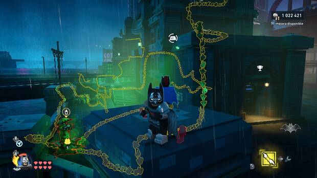 LEGO Batman: El Legado del Caballero Oscuro - D�nde encontrar y c�mo destruir la planta de vegetaci�n 01 en Gotham Village - Robinson Park