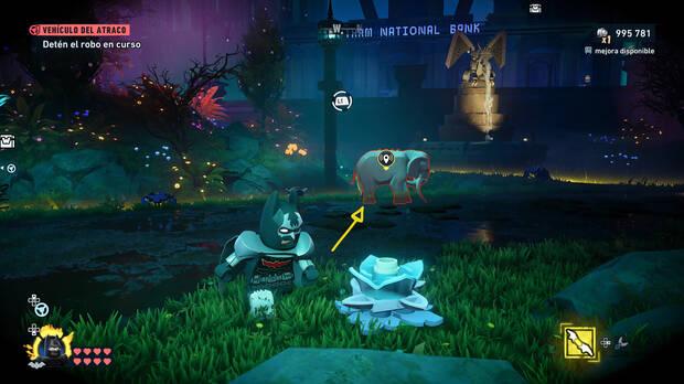 LEGO Batman: El Legado del Caballero Oscuro - D�nde se encuentra el animal fugado del zoo 03 en Gotham Village - Robinson Park