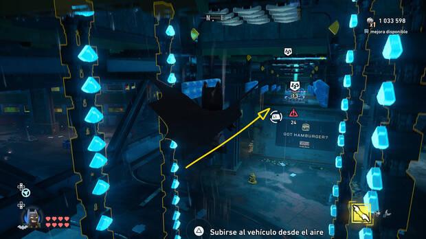 LEGO Batman: El Legado del Caballero Oscuro - C�mo resolver el puzle del acertijo de Cluemaster 08 en East End - Milla de la diversi�n