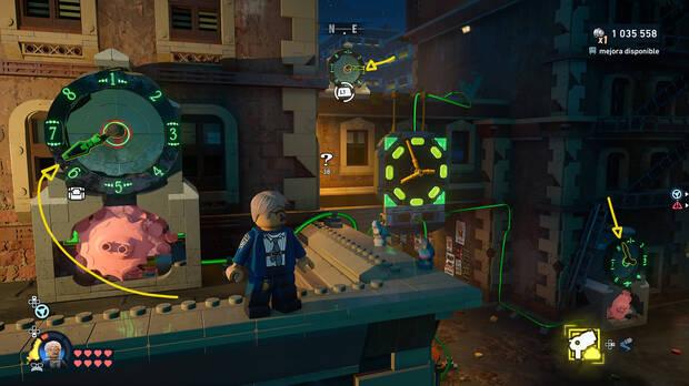 LEGO Batman: El Legado del Caballero Oscuro - C�mo resolver el puzle del acertijo de Cluemaster 10 en East End - Milla de la diversi�n