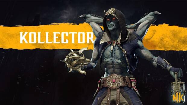 Mortal Kombat 11 Ultimate - Fatalities, ficha de personaje de Kollector