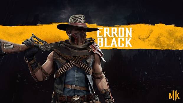 Mortal Kombat 11 Ultimate - Fatalities, ficha de personaje de Erron Black