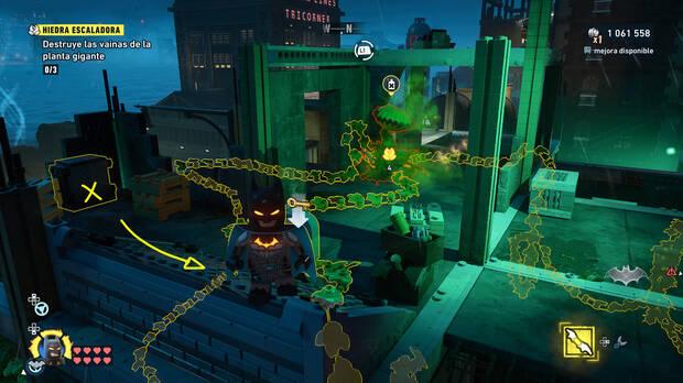 LEGO Batman: El Legado del Caballero Oscuro - D�nde encontrar y c�mo destruir la planta de vegetaci�n 02 en Tricorner