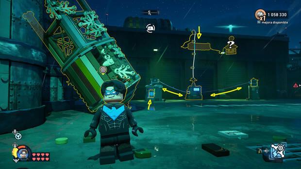 LEGO Batman: El Legado del Caballero Oscuro - C�mo resolver el puzle del acertijo de Riddler 08 en Tricorner