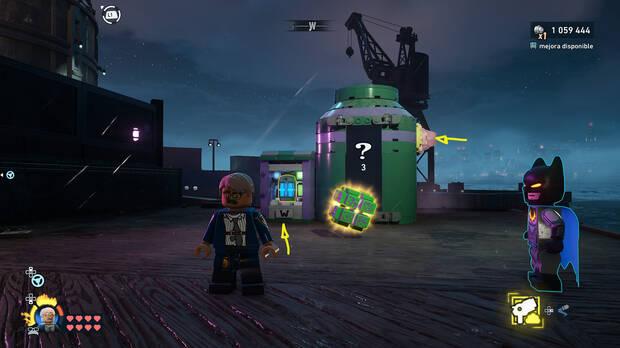 LEGO Batman: El Legado del Caballero Oscuro - C�mo resolver el puzle del acertijo de Riddler 09 en Tricorner