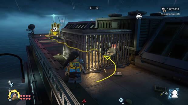 LEGO Batman: El Legado del Caballero Oscuro - C�mo resolver el puzle del acertijo de Cluemaster 04 en Norte de Old Gotham