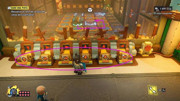 LEGO Batman: El Legado del Caballero Oscuro - C�mo resolver el puzle de la sala de acertijo 01 en Norte de Old Gotham