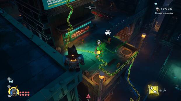 LEGO Batman: El Legado del Caballero Oscuro - D�nde encontrar y c�mo destruir la planta de vegetaci�n 01 en Norte de Old Gotham