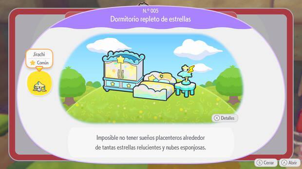Pok�mon Pokopia - Requisitos para crear el h�bitat Dormitorio repleto de estrellas del evento Festival de los deseos de Jirachi