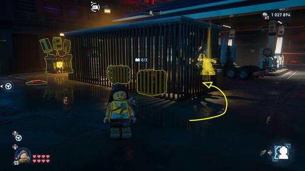 LEGO Batman: El Legado del Caballero Oscuro - C�mo resolver el puzle del acertijo de Cluemaster 03 en Oeste de Old Gotham