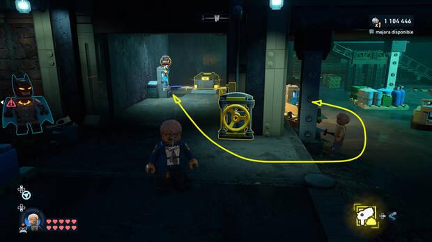 LEGO Batman: El Legado del Caballero Oscuro - D�nde encontrar y conseguir el dep�sito de WayneTech 05 en Sur del Cauldron