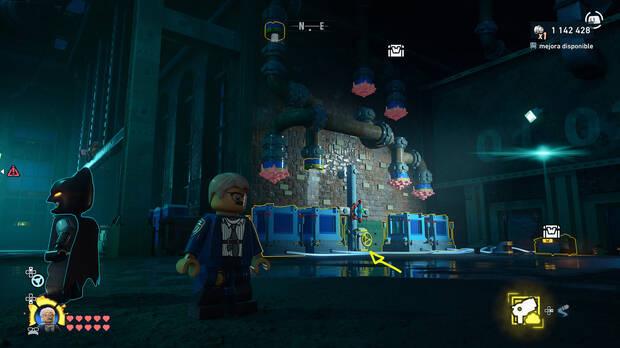LEGO Batman: El Legado del Caballero Oscuro - D�nde encontrar y conseguir el dep�sito de WayneTech 13 en Sur del Cauldron