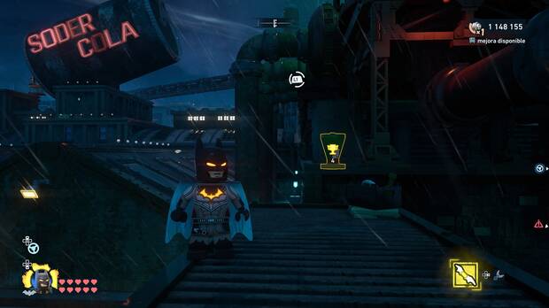 LEGO Batman: El Legado del Caballero Oscuro - D�nde encontrar el trofeo de la Batcueva Sombrero de copa 05 en Sur del Cauldron
