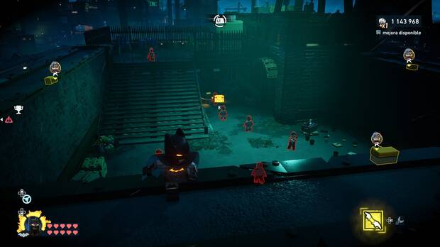 LEGO Batman: El Legado del Caballero Oscuro - D�nde encontrar y conseguir el dep�sito de WayneTech 15 en Sur del Cauldron