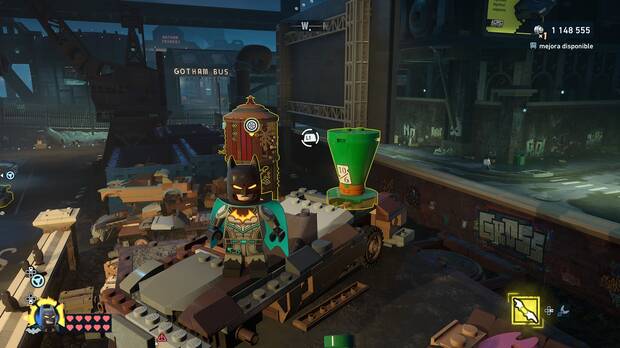 LEGO Batman: El Legado del Caballero Oscuro - D�nde encontrar el trofeo de la Batcueva Sombrero de copa 06 en Sur del Cauldron