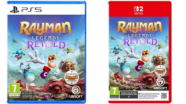 Portadas físicas de Rayman Legends Retold