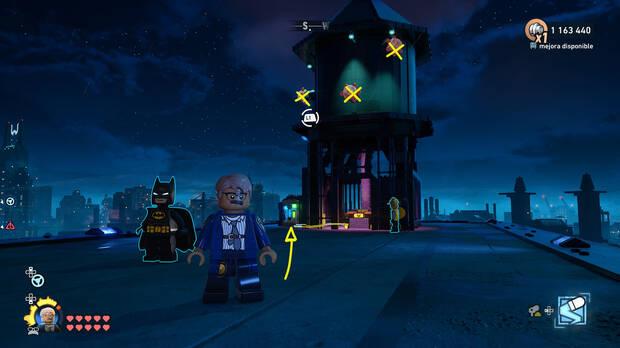 LEGO Batman: El Legado del Caballero Oscuro - Dónde encontrar y conseguir el depósito de WayneTech 07 en Newtown